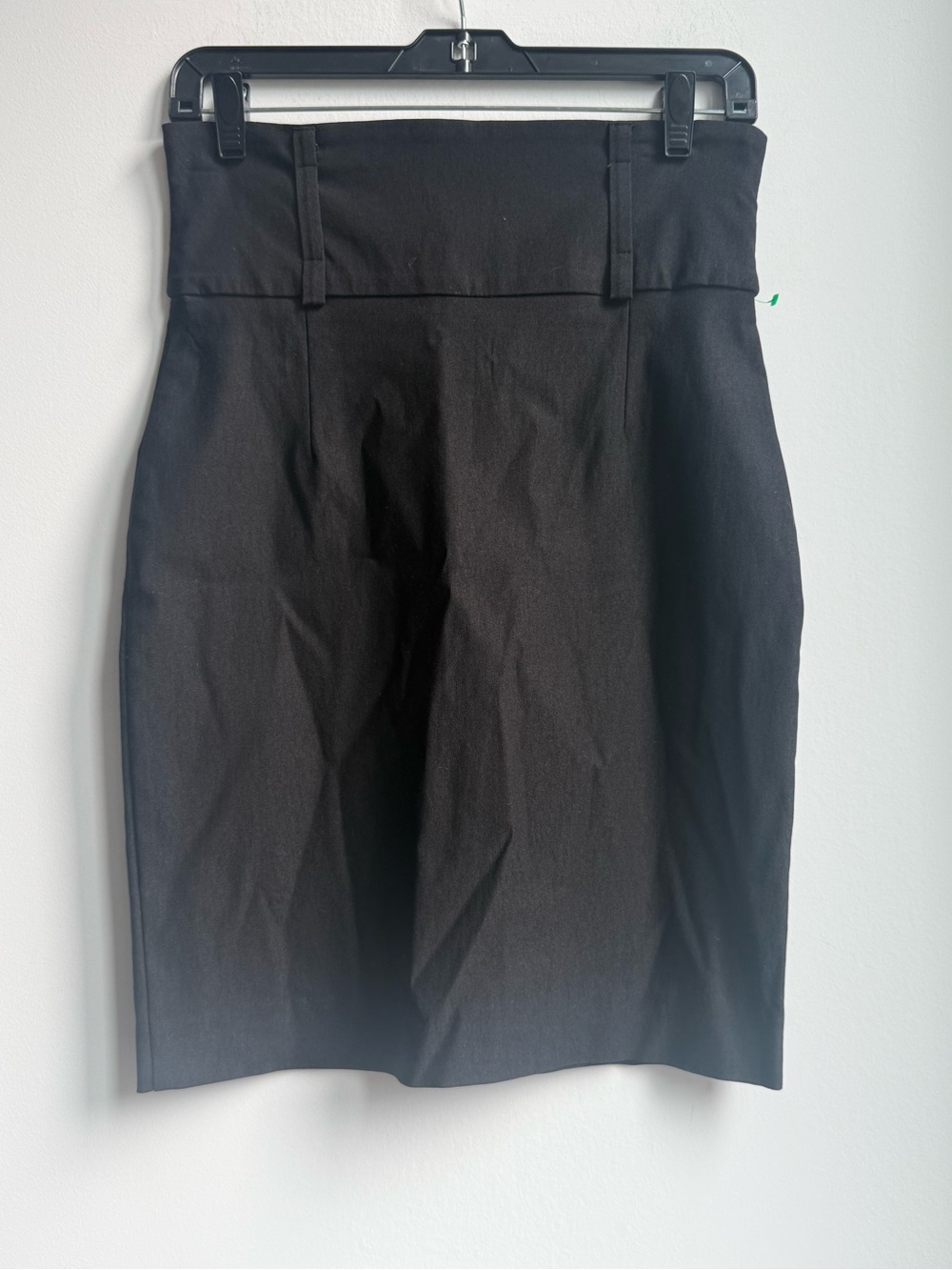 Body Central Black High-Waist Pencil Skirt with Belt Loops